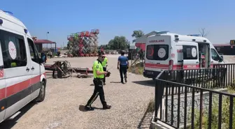 Kütahya'da Devrilen Vinçten Düşen 2 Kişi Yaralandı
