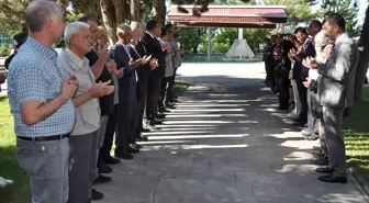 Kütahya'da şehitlik ziyaret edildi