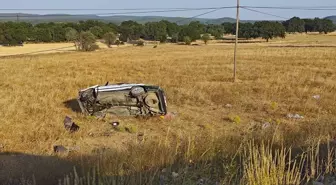 Emet'te Otomobil Devrildi: 1 Ölü, 5 Yaralı