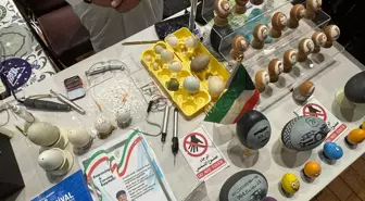 Yumurta Süsleme Sanatçısı Sabah N. Asad, Büyükçekmece Kültür Sanat Festivali'nde