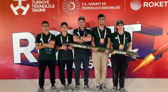 Tekirdağlı Öğrenciler Roket Yarışmasında Birinci Oldu
