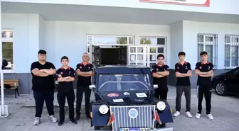 Liseliler 'Çepni' adlı elektrikli araçlarıyla yeni dereceler peşinde