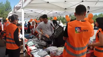 LÖSEV'in 'İyilik Tırı' Mardin'e geldi