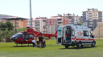 Malatya'da Kalp Krizi Geçiren Hasta Ambulans Helikopterle Sevk Edildi