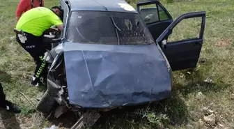 Malatya'da Devri Dolu Otomobil Kazasında Sürücü Yaralandı
