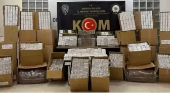 Manisa'da Kaçak Tütün Operasyonu: 292 Bin Makaron ve 240 Kilogram Tütün Ele Geçirildi