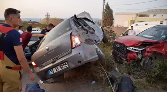 Turgutlu'da Trafik Kazası: 1'i Çocuk 5 Yaralı