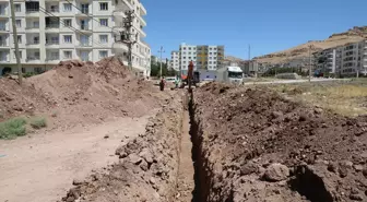 Mardin Derik'te Altyapı Çalışmaları Devam Ediyor