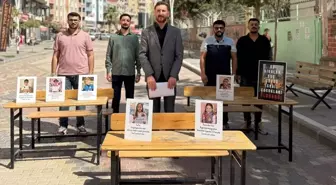 Kızıltepe'de Gazzeli Çocuklar İçin 'Boş Sıralar' Etkinliği Düzenlendi