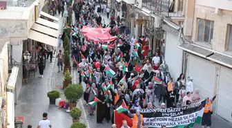 Mardin'de Gazze Saldırılarına Protesto