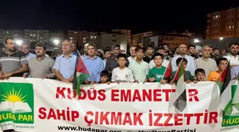 Mardin'de Gazze Saldırılarına Protesto