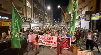 Mardin'de Gazze'ye Destek Yürüyüşü Düzenlendi