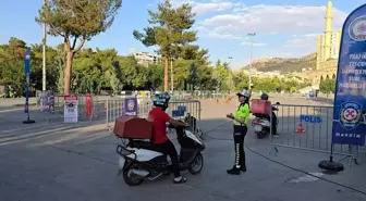 Mardin'de motosiklet sürücülerine güvenli sürüş eğitimi verildi