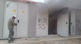 Mardin'de Trafoda Yangın Çıktı