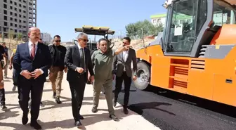 Mardin'de Yol Yapım Çalışmaları İncelendi