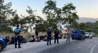 Marmaris'te 22 Düzensiz Göçmen Yakalandı