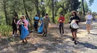 Marmaris'te 140 Torba Çöp Toplandı