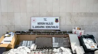 Mersin'de Gümrük Kaçağı Tütün Ticareti Operasyonu