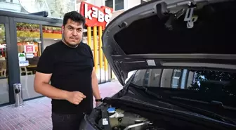 Mersin'de Sıfır Panelvan Alışında Boyalı Kaput Şoku