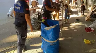 Mersin'de İzinsiz Kurulan Pazar Kaldırıldı