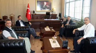 Mersin Orman Bölge Müdürü Rifat Ataş'tan Anamur Kaymakamı Duru'ya Ziyaret