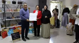 Merzifon'da 79 Kadın El Sanatları Kursunu Tamamladı