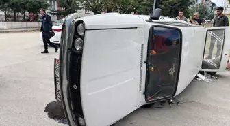 Merzifon'da Otomobil Kazası: 1 Yaralı