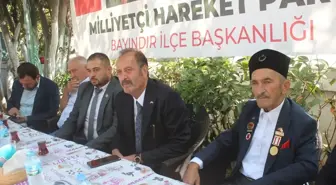 Tamer Osmanağaoğlu Bayındır'da Muhtarlar ve Gazilerle Buluştu