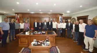 MHP Trabzon İl Başkanı Sivrikaya TESOB'u Ziyaret Etti