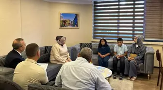 Milli Eğitim, Kültür, Gençlik ve Spor Komisyonu Başkanı Gürcan, orman yangını şehidinin ailesiyle görüştü