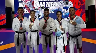 Milli Para Tekvandocular Güney Kore'de 5 Bronz Madalya Kazandı