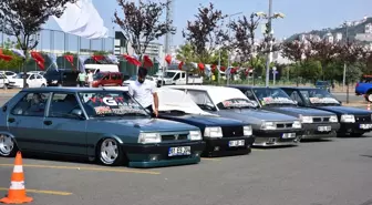 Trabzon'da Modifiye ve Klasik Araçlar Festivali Başladı