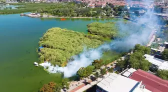 Gölbaşı'nda Mogan Gölü'nde Müsilaj Temizliği