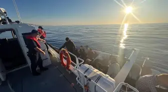 Fethiye ve Datça Açıklarında 31 Düzensiz Göçmen Kurtarıldı