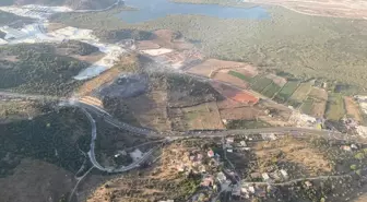 Muğla'da Ziraat Alanında Başlayan Yangın Kontrol Altına Alındı