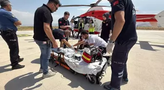 Hasta Bebek Ambulans Helikopterle Elazığ'a Nakledildi
