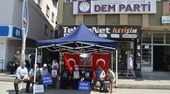 Muş'ta Ailelerin PKK'ya Karşı Evlat Nöbeti Devam Ediyor
