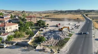Kapadokya'da İzinsiz Yapılar Yıkıldı