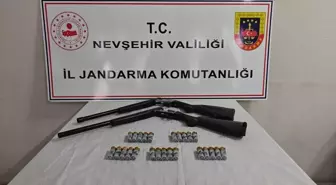 Nevşehir'de Ruhsatsız Av Tüfekleri Ele Geçirildi