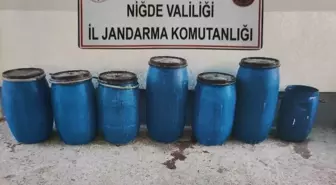 Niğde'de Kaçak İçki Operasyonu: 920 Litre Ele Geçirildi