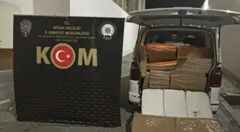 Niğde'de Kaçakçılık Operasyonu: 8 Gözaltı