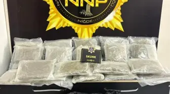 Niğde'de Uyuşturucu Operasyonu: 10 Kilo 735 Gram Ele Geçirildi