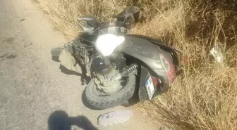 Ödemiş'te Motosiklet Kazası: Sürücü Yaralandı