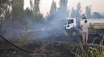 Ödemiş'te Otluk Alanda Yangın Çıktı