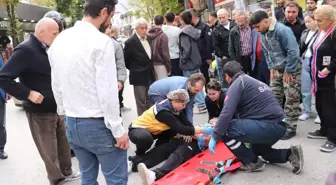 Ünye'de Bisikletli Çocuğa Araç Çarptı