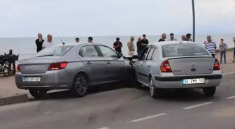 Ordu'da İki Otomobilin Çarpışması: 7 Yaralı