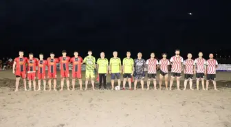 Ordu'da Manyetik Kum Gece Futbol Turnuvası Başladı