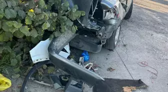 Ordu'da Polis Aracına Çarpan Otomobilde 2 Yaralı