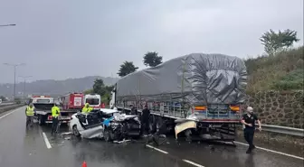 Ordu'da Trafik Kazası: 1 Ölü, 2 Yaralı