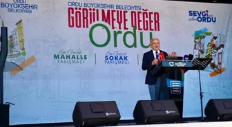 Ordu'da 'En Güzel Mahalle, En Güzel Sokak ve En Güzel Balkon' Yarışmasının Ödül Töreni Gerçekleşti